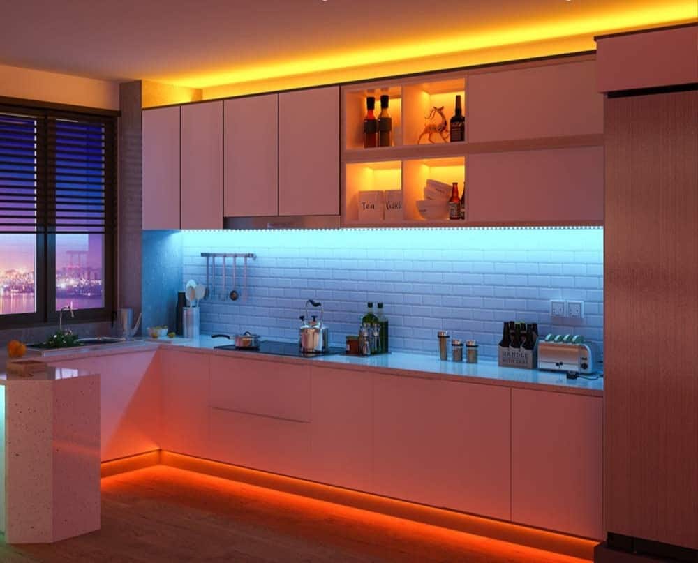 home kitchen full of smart gadgets