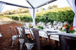 napa valley outdoor table