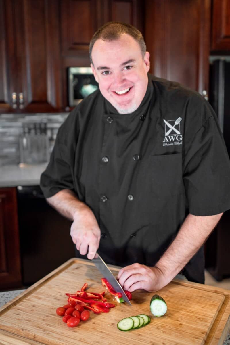 Chef Sean Andrade of AWG Private Chefs